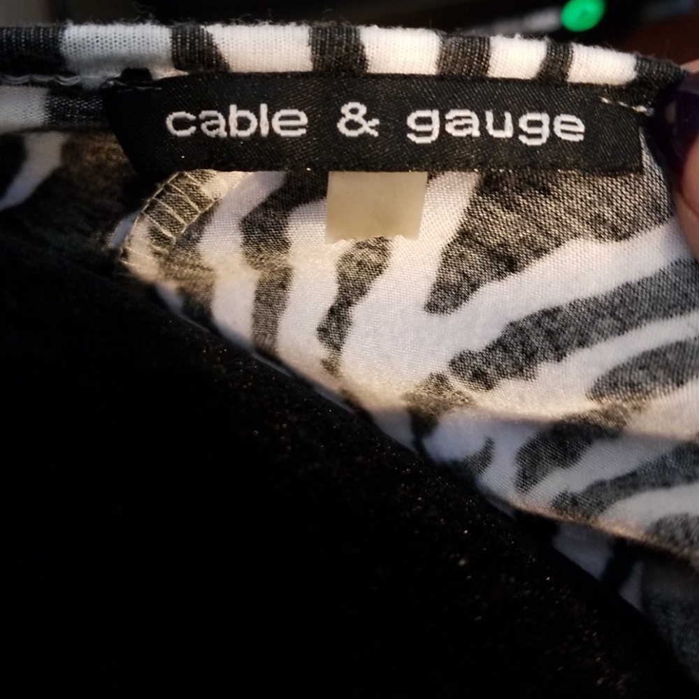 Zebra Print Tunic - Picture 3 of 3